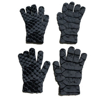 PYTHON AND IGUANA SKIN GLOVES